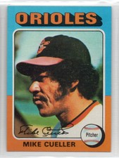 Mike Cuellar  1975 Topps #410 Baltimore Orioles EX {0308