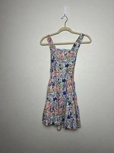 NEW Polo Ralph Lauren Tropical Vacation Print Linen Cotton Dress Girl's 10 - Picture 1 of 9