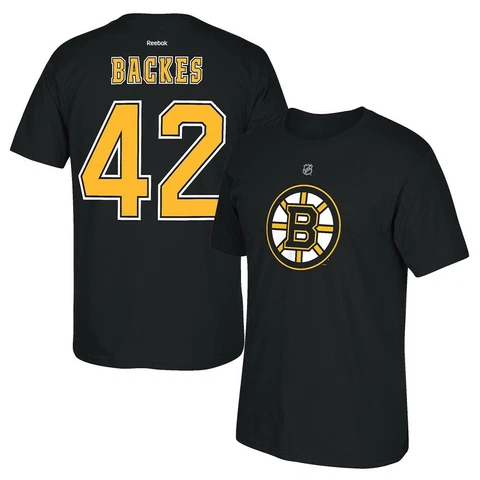 David Backes Reebok Boston Bruins Player Black Premier Jersey T-Shirt Men's Cover