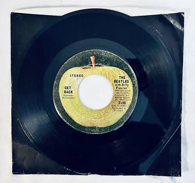 The Beatles (Get Back/Don't Let Me Down) 7" Vinyl [Apple, 1970 Canada] VG - Image 1 of 4