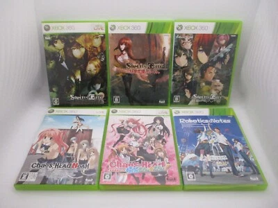 XBOX360 Steins;Gate, Chaos;Head Noa, Robotics 6 Spiele Set Japan Import XBOX 360 - Bild 1 von 4