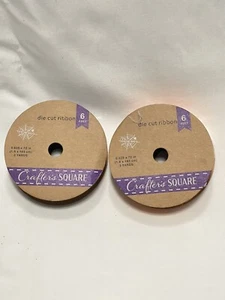 Crafter's Square " Nastro Die Cut - Nuovo - Scheletro Nero Jack O'Lanterns arancione - Foto 1 di 5