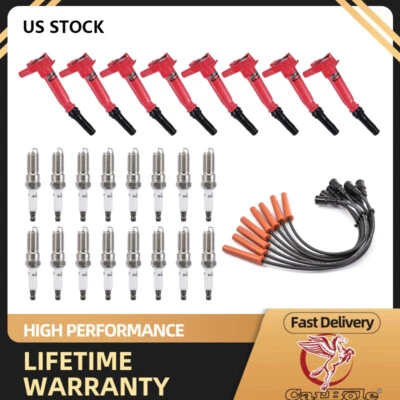 Bujía de bobina de encendido 8 piezas para Ford F150 F250 F-350 2010-2017 6,2 L UF631 UF639 Foto 1 de 4