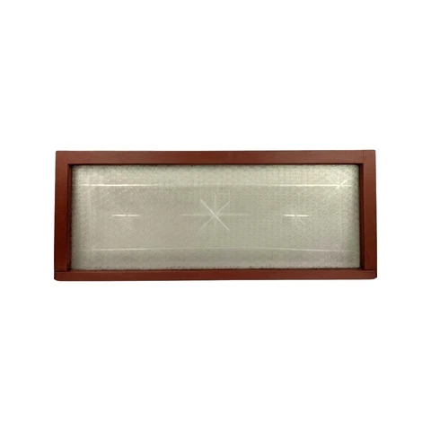 Antique c1920 Textured & Wheel Cut Glass Transom Window Starburst Rare Cover