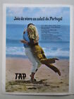11 1972 Pub Tap Transports Aeriens Portugais Portugal Airline Original French Ad
