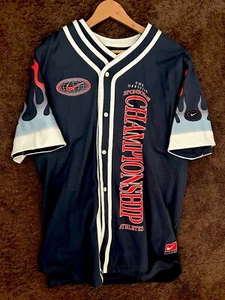Nike Americana Champions Baseball Jersey XL Blue DV9642-437 Tune Air Max ACG VTG - Picture 1 of 16