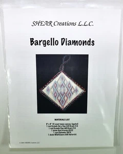 "Bargello Diamonds" counted needlepoint pattern SHEAR Creations - Picture 1 of 2