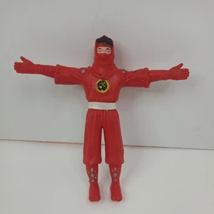 1995 Saban Red Ninjetti Bendable Figure Mighty Morphin' Power Rangers Gordy Toys - Picture 1 of 5