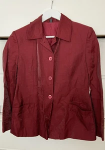 Blazer de mujer rojo oscuro de Dismero Vero Moda, lino, talla M made in italy... - Imagen 1 de 10