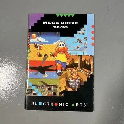 SEGA MEGADRIVE ELECTRONIC ARTS Catalogue '92-'93 1992 93 EA Booklet Fast Desp - Image 1 of 2