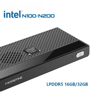 Computadora M6 Mini PC 12ª Generación Intel N100 N200 Windows 11Pro LPDDR5 16 GB 2933 MHz - Imagen 1 de 27