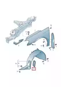 Nuevo Cubierta De Faro Delantera Izquierda N/S Para Volkswagen Sirocco 1K8805413 - Picture 1 of 8