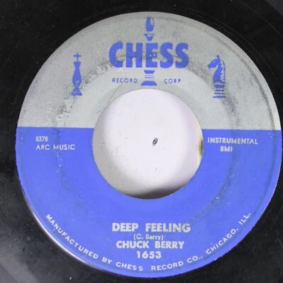 50'S & 60'S 45 Chuck Berry - Deep Feeling / School Day On Chess - Image 1 of 2