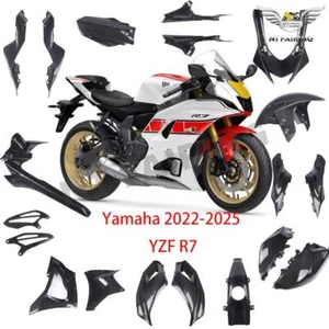 Piezas de fibra de carbono de sarga 3K real FT para Yamaha 2022 2023 2024 2025 YZF R7 - Imagen 1 de 13
