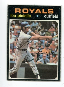 1971 Topps #35 Lou Piniella Kansas City Royals - Foto 1 di 1