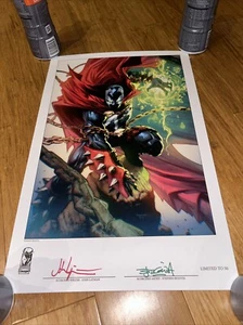 SDCC 2024 Limited Spawn Poster Of 50 Signed By John Layman & Stephen Segovia - Picture 1 of 3
