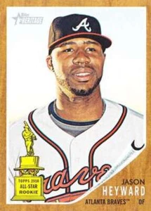 2011 Topps Heritage #320 Jason Heyward NMMT Braves - Picture 1 of 2