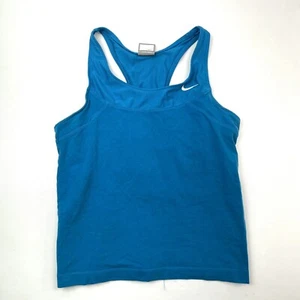 Nike Vintage Activewear Running Blue Sleeveless T-Shirt Tank Top Women's M 8/10 - Picture 1 of 12