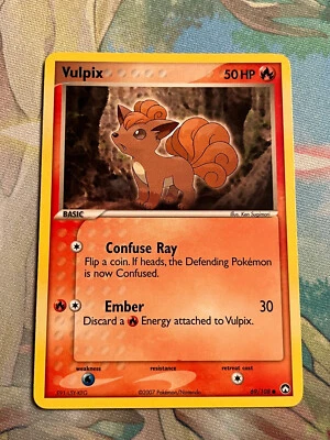 Pokemon Card TCG - Vulpix - EX Power Keepers - 69/108 - Common - Image 1 of 2