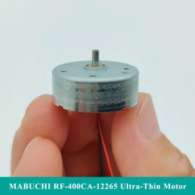 Mabuchi RF-400CA-12265 D/V5.9 Ultra-Thin Mini 24mm Round Motor for CD DVD Player - Image 1 of 4