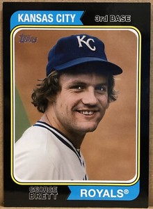 2021 Topps Update George Brett Cards That Never Were #CNW-9 Black Border 206/299