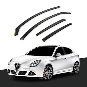 Alfa Romeo Giulietta 2010-2021 5 Door Hatchback Wind Deflectors 4pc Tinted - Picture 1 of 10