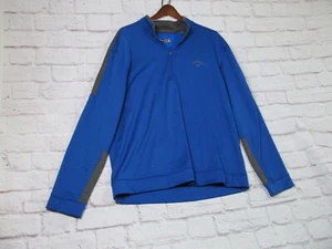 Callaway 1/4 zip sweater pullover Mens XL Blue - Picture 1 of 8