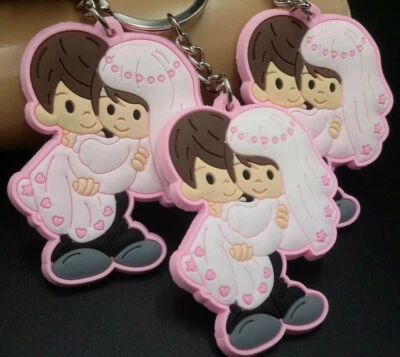 10 Wedding Supplies Chain Bridal Shower,Keychains,Llaveros Recuerdos Boda,Favors - Image 1 of 4