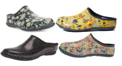 WESTERN CHIEF WOMEN'S GARDEN CLOGS SLIP ON WATERPROOF RUBBER NEOPRENE SHOES - Image 1 of 4