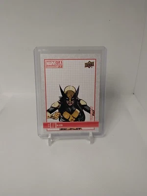 2021-22 Upper Deck Marvel Annual Canvas Variant X-23  #98 Nice - Image 1 of 2