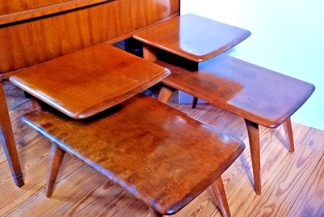 Vintage Step Table In Antique Tables (1950-Now) for sale | eBay