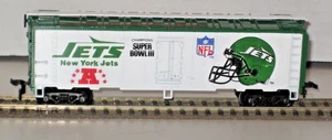 Mantua HO Scale New York Jets Super Bowl Express 40' Box Car- Item #CHO1056 - Picture 1 of 5