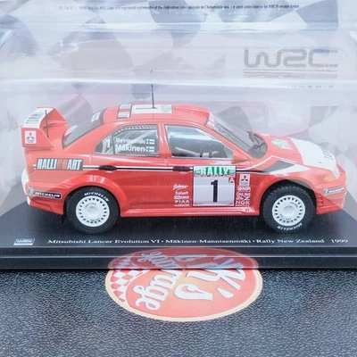 deagostini 1/24 Mitsubishi Lancer Evolution VI Makinen #1 Rally New Zealand 1999 - Image 1 of 4