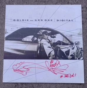 GOLDIE Digital 12" (SIGNED by GOLDIE) ft KRS ONE drum & bass metalheadz jungle - Picture 1 of 15