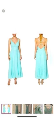 NWT Laundry by Shelly Segal mint/aquamarine dress - 8 - Image 1 of 4