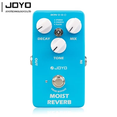 Pedal efecto reverberación JOYO JF-20 con 3 efectos de reverberación True Bypass (ABIERTO) Foto 1 de 4