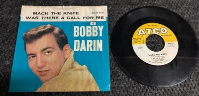 Bobby Darin MACK THE KNIFE  (ROCK 45/PS) #6147 Foto 1 de 4