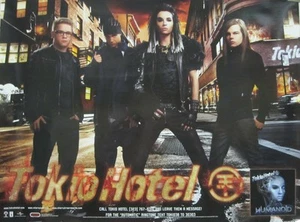 Tokio Hotel 2009 Humanoid Werbeplakat Einwandfreier Zustand New Old Stock - Bild 1 von 1