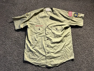 Vtg 70s Boy Scouts of America BSA Uniform Men's Size L Large ? Official - Image 1 of 4