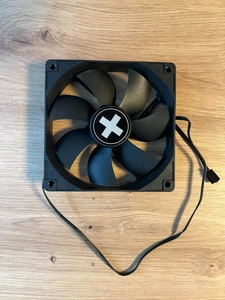 Xilence Black Fan XF12025 120mm Gehäuselüfter – 3-Pin Anschluss - Photo 1/3