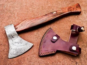 CUSTOM HANDMADE FORGED DAMAST STEEL TOMAHAWK, BEIL, AXT, 4233 - Bild 1 von 13