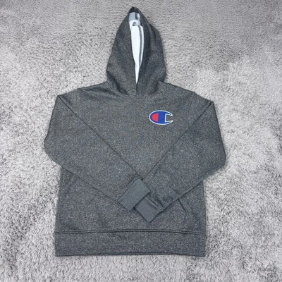 Champion Sudadera con Capucha Juvenil Mediana 10/12 Gris Pullover Sudadera Ropa Deportiva Logo Foto 1 de 4