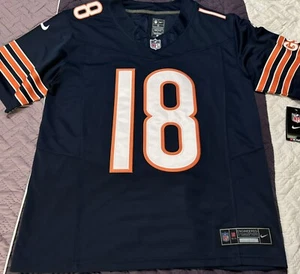Small Caleb Williams #18 Vapor FUSE Jersey Navy Elite Quality Chicago Bears - Bild 1 von 11