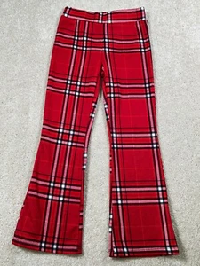 365 Kids From Garanimals Size 6 Red Plaid Pants Pullon - Picture 1 of 4