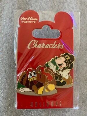 WDI DISNEY 🦃THANKSGIVING 🦃 MICKEY AND DONALD LE 250 PIN - Image 1 of 3