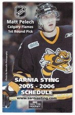 2005-06 Sarnia Sting OHL Hockey Schedule !!! Labatt Blue