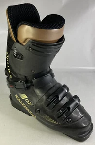 Salmon Optima EXP 61 Women’s Size 315/24.5 Black/Gold Ski Boots - Picture 1 of 10