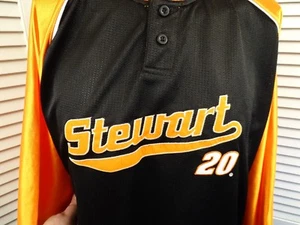 Mens CHASE AUTHENTICS Nascar #20 SMOKE Tony Stewart Home Depot Jersey 2XL XXL - Picture 1 of 7