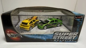 100% Hot Wheels Super Street Magazine Ford Focus & Honda Civic SI (New in Box) - Picture 1 of 8