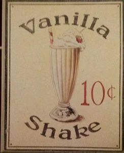 VANILLA SHAKE 10 centesimi 15X12 quadro/appeso a parete - Foto 1 di 2